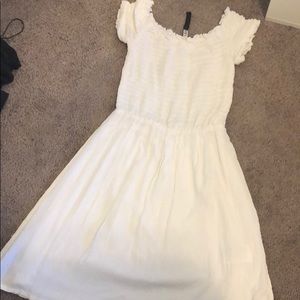 H and M white summer dress